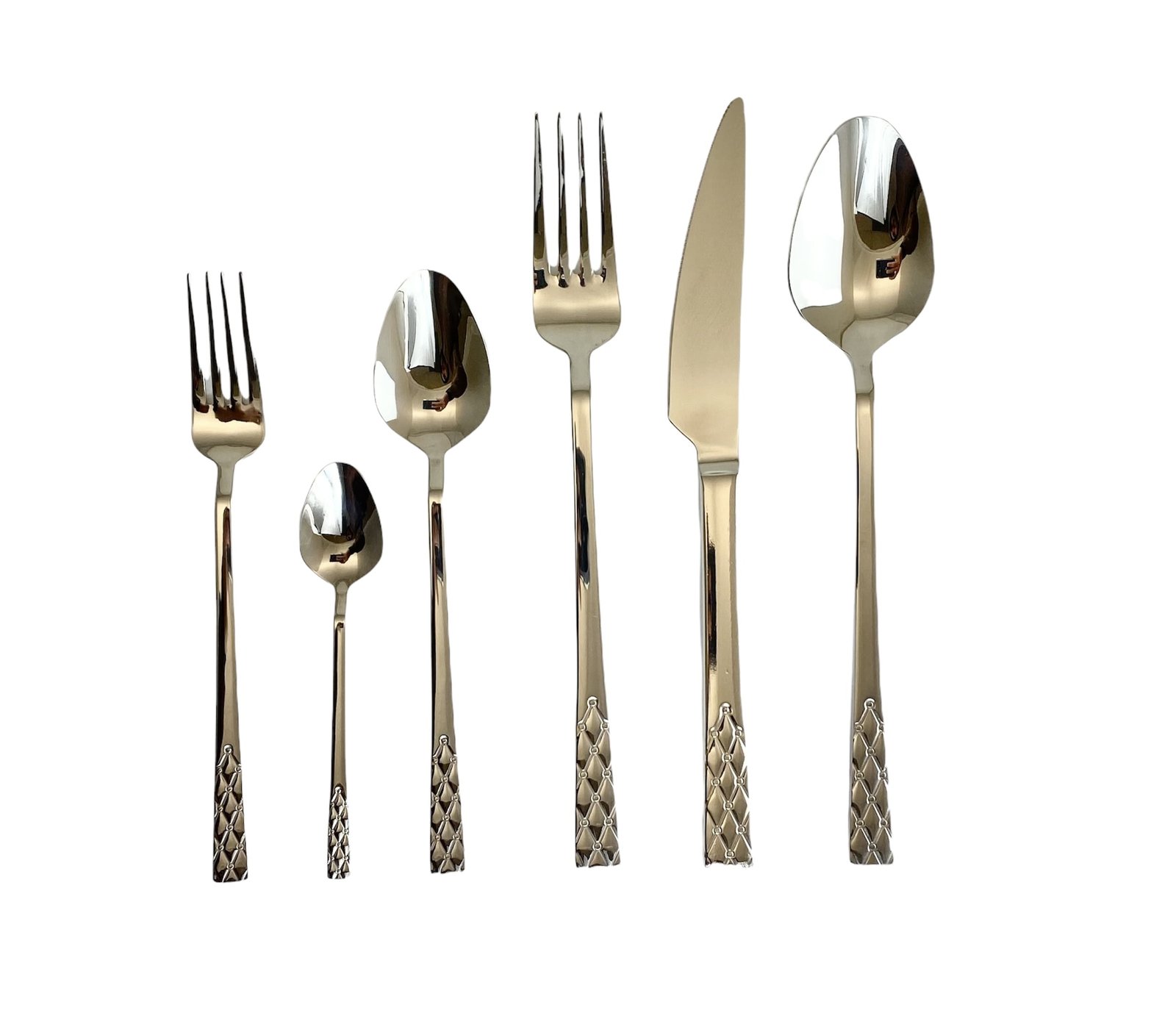 36 Pc Silver Cutlery Set 14 Set/Ctn American Golden Season