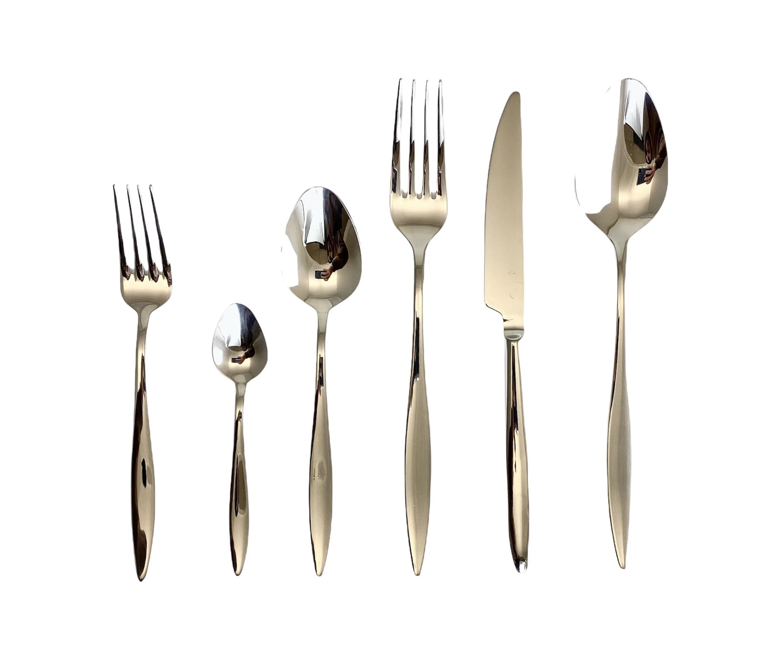 36 Pc Silver Cutlery Set 14 Set/Ctn American Golden Season