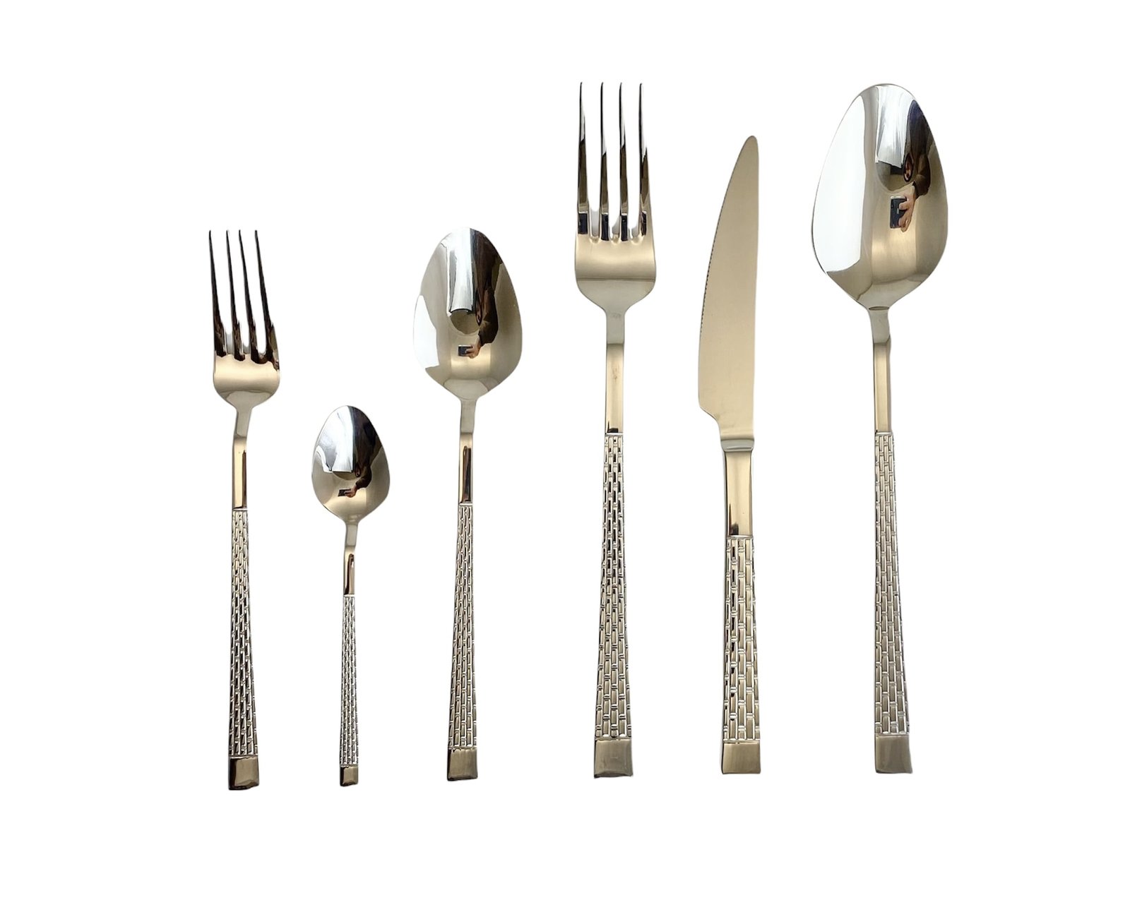 36 Pc Silver Cutlery Set 14 Set/Ctn American Golden Season